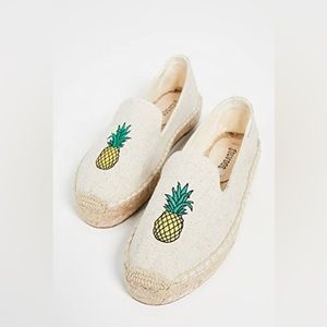 Soludos Women's Pineapple Smoking Slipper- size 9